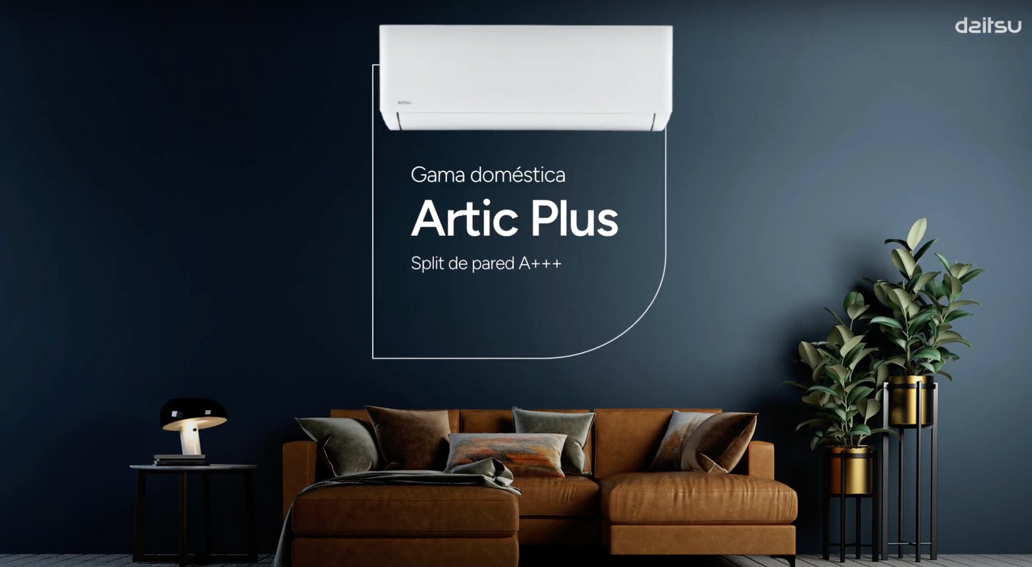 Daitsu Artic Plus DS-9KTP6,1 estancia (10-20m2) + Instalación Estándar