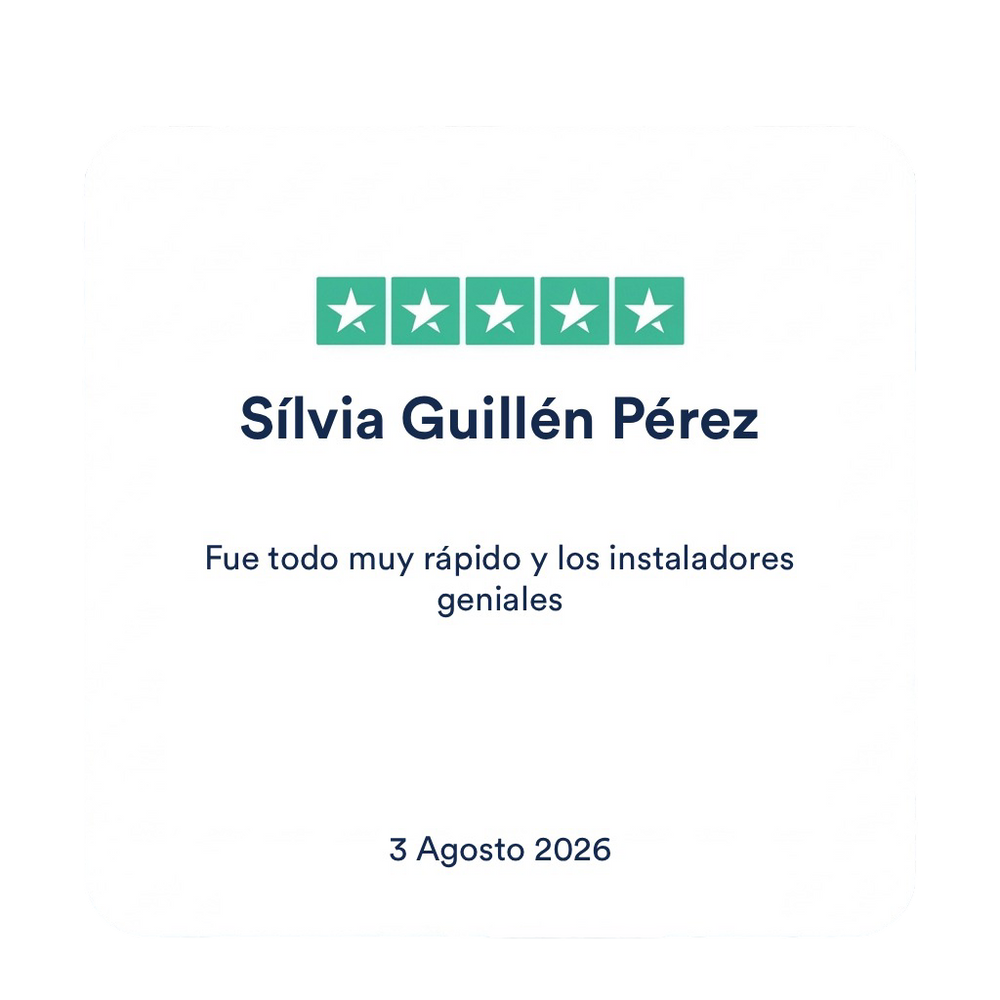 Imagen de una reseña de cliente