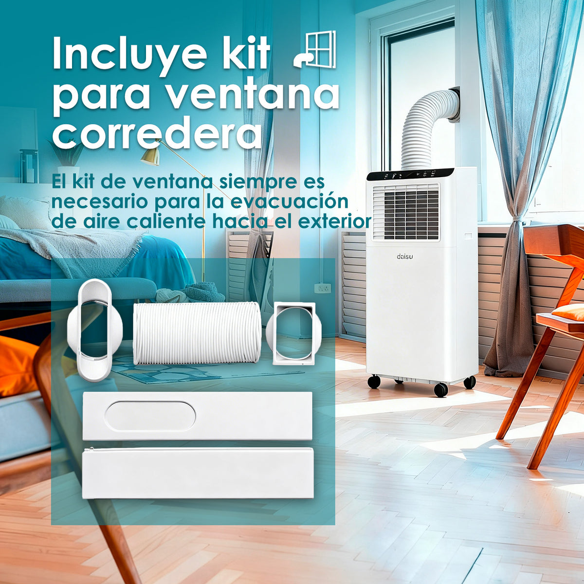 Daitsu Aeris Cool APD 09FXA, 1 estancia (hasta 20m2)